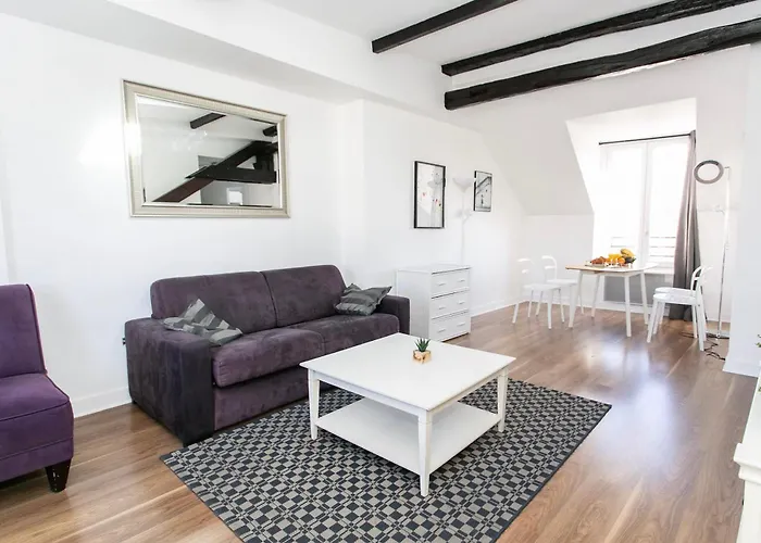 شقة Upper Marais & Pompidou - 1br - Cityapartmentstay *