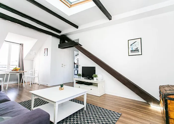 شقة Upper Marais & Pompidou - 1br - Cityapartmentstay *